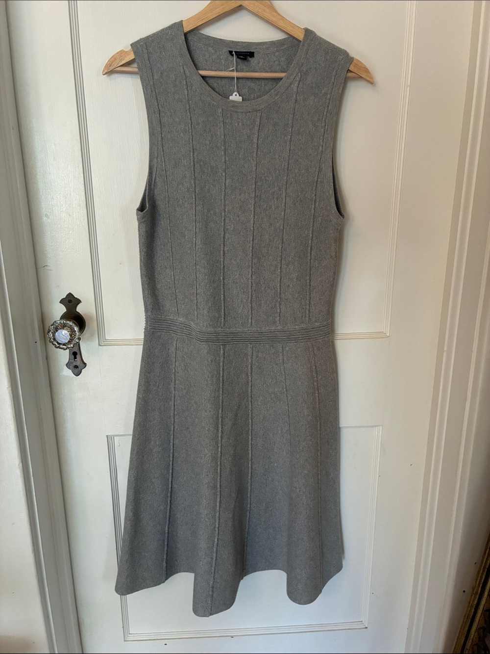 Sleeveless Knit Gray Dress by Banana Republic